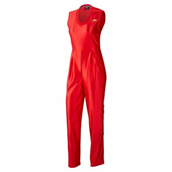 Nike Women's Fitness Red Jumpsuit - Picture 2 of 16